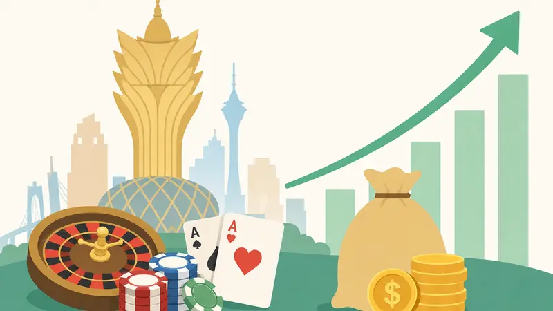 Pendapatan Kasino Macau Juli Mengalami Penurunan, Namun Tumbuh dari Juni